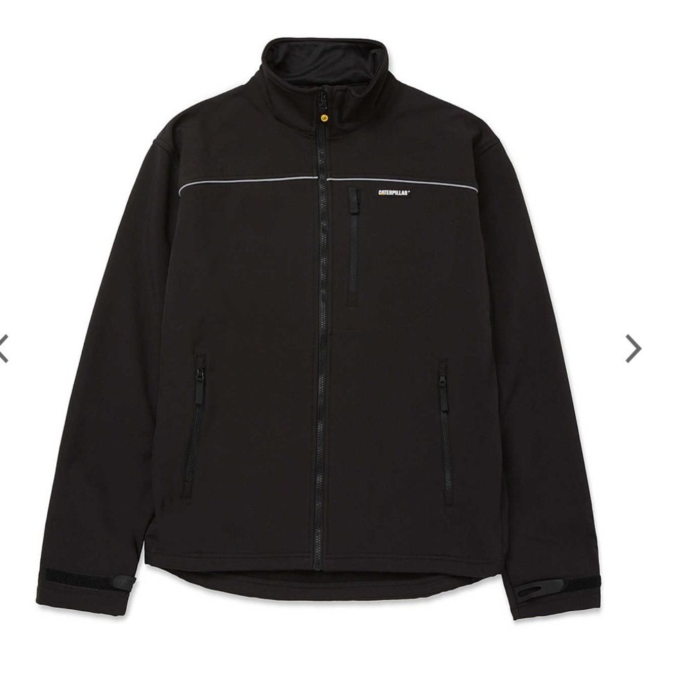CAT soft shell jacket size medium black